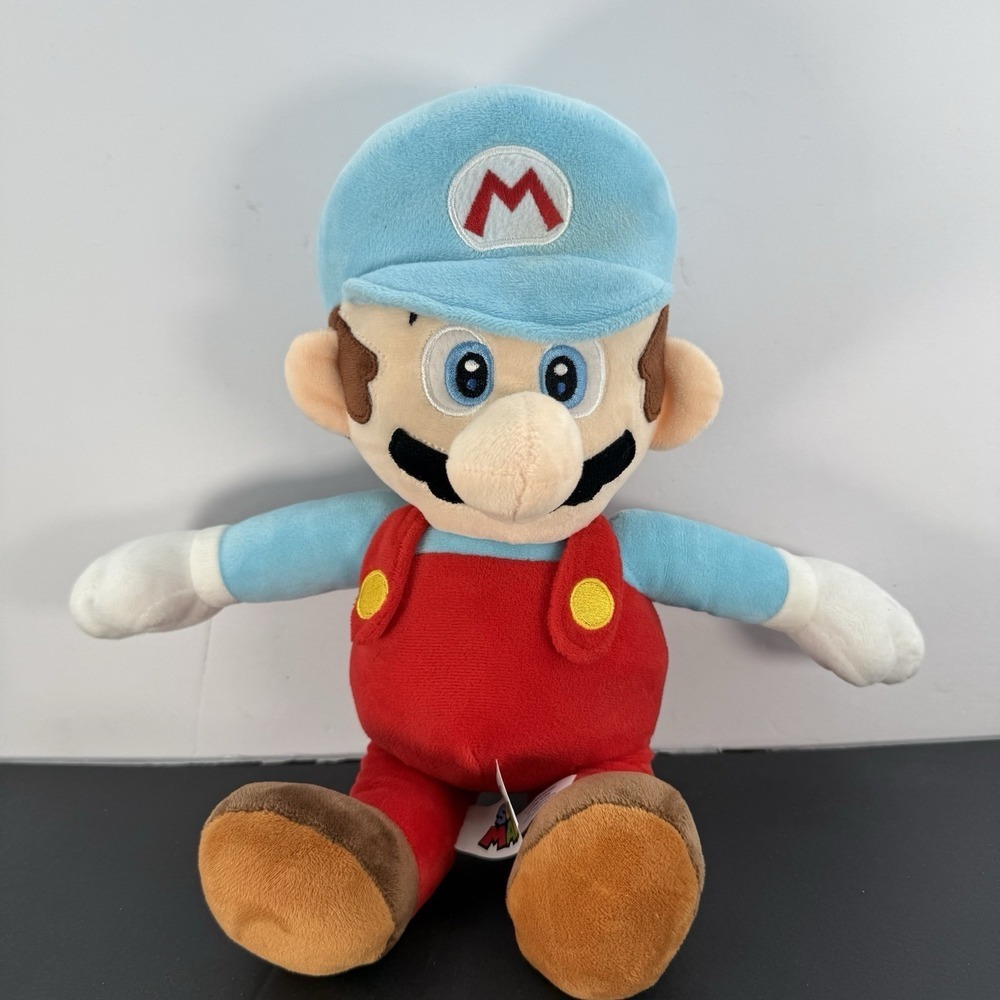 Nintendo Official Fire & Ice Super Mario Full body Soft Plush 16"